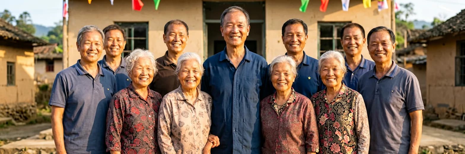 About New World Alliances — foundation team with community elders at a new school